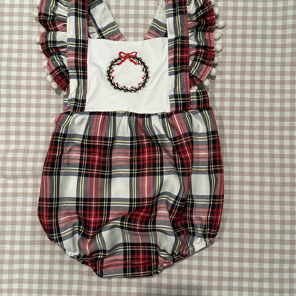 Honeydew Intimates Plaid One Piece - Red and White